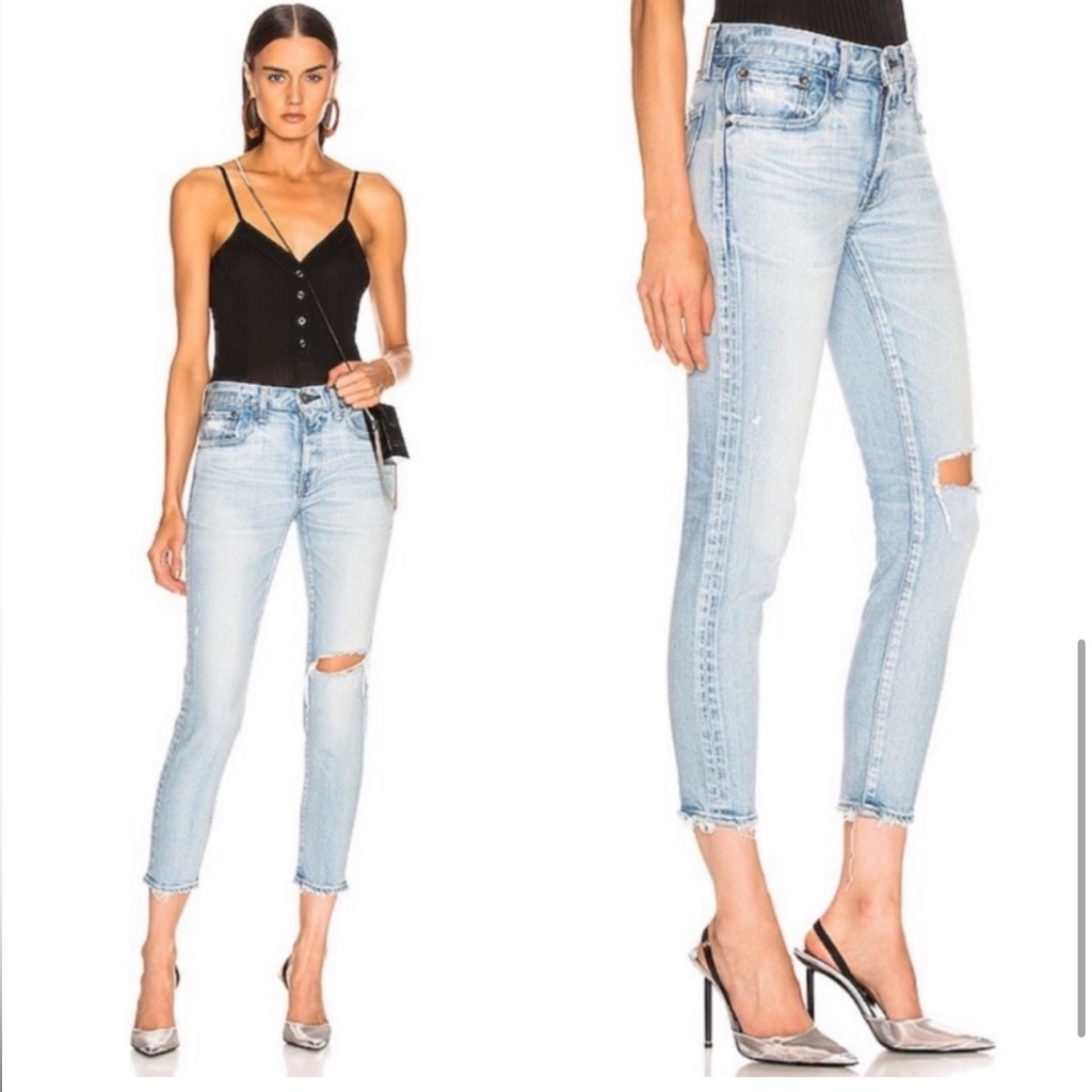 Moussy Vintage Light Blue Skinny Denim